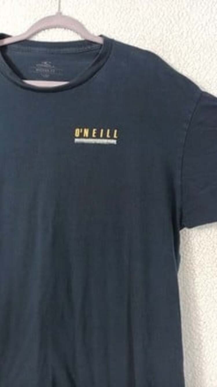 O'Neill Navy Blue 2-Sided Graphic T Shirt Men's Size XL Palm Tree Sunset Modern - Picture 8 of 9
